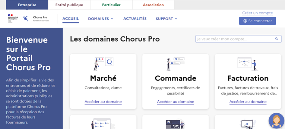 Mon compte - Créer un compte utilisateur sur le portail de services ...